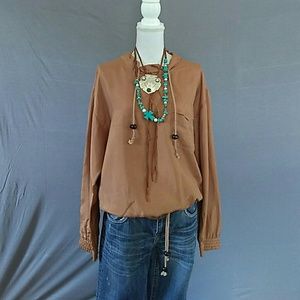 Silk Spitalnick Pull~Over Jacket